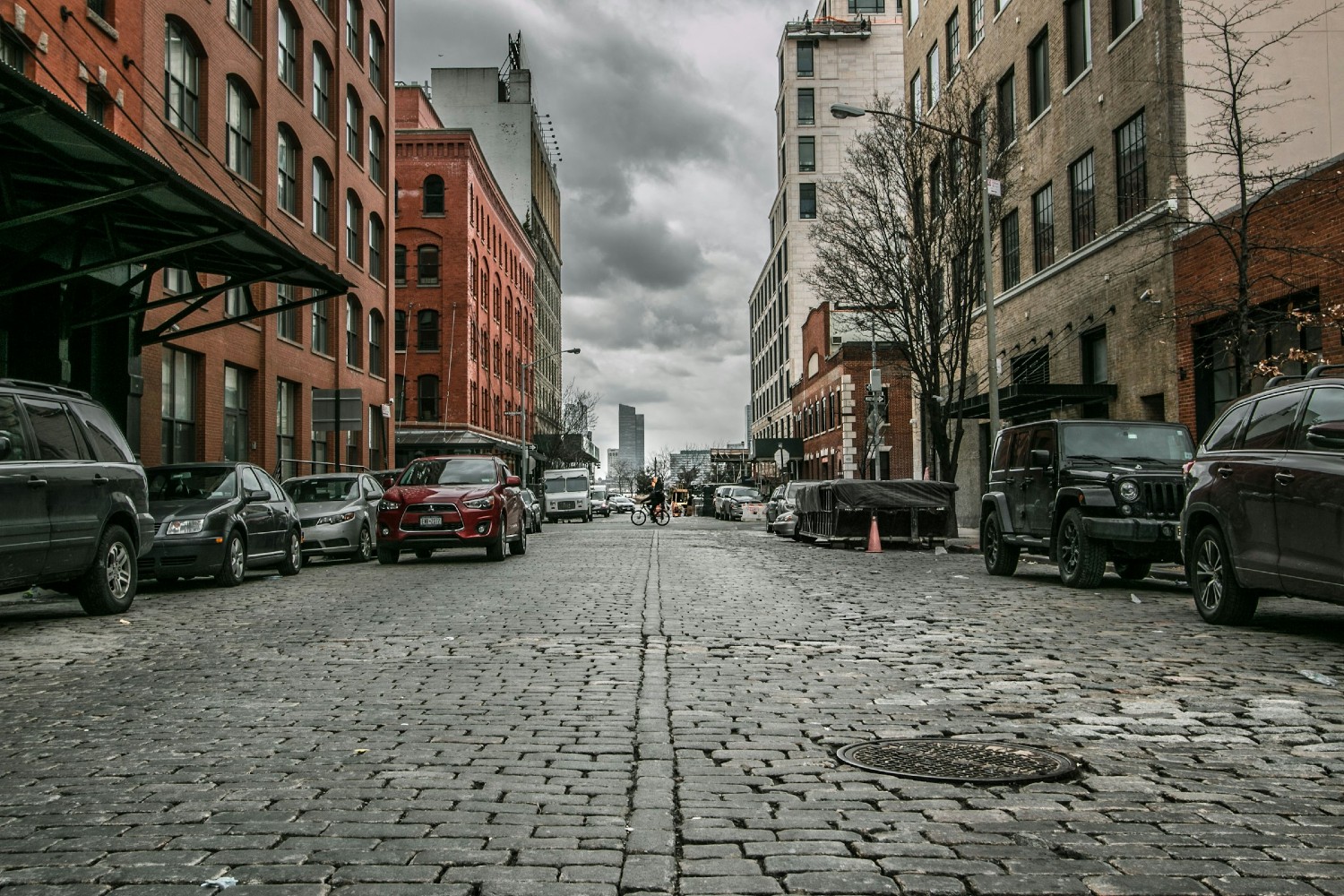Street and buildings in Tribeca