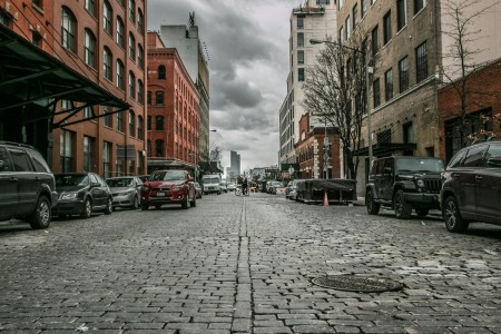 Street and buildings in Tribeca