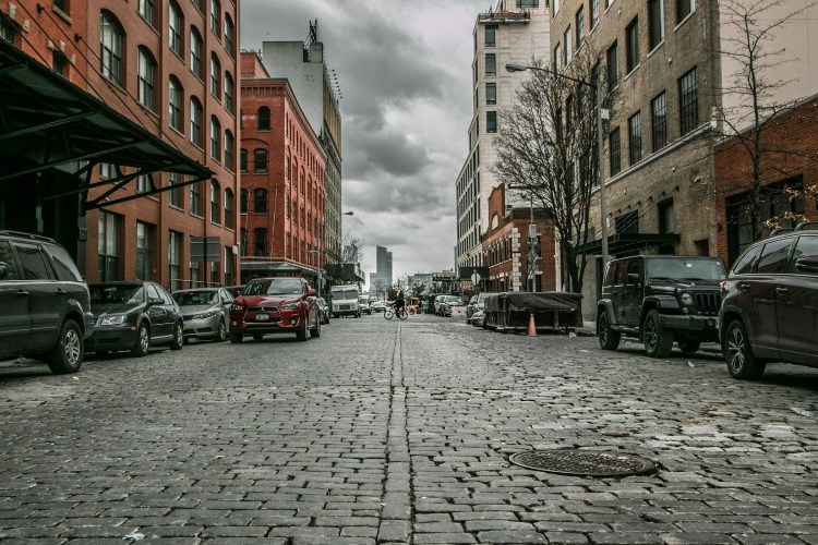 Street and buildings in Tribeca
