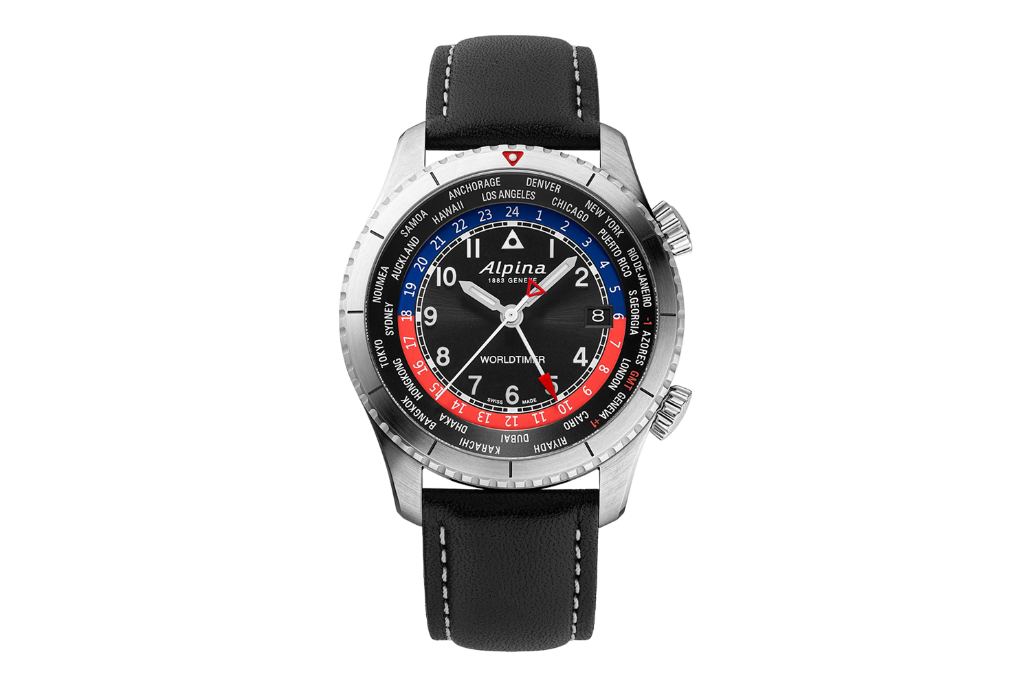 Alpina Pilot Quartz Worldtimer 
