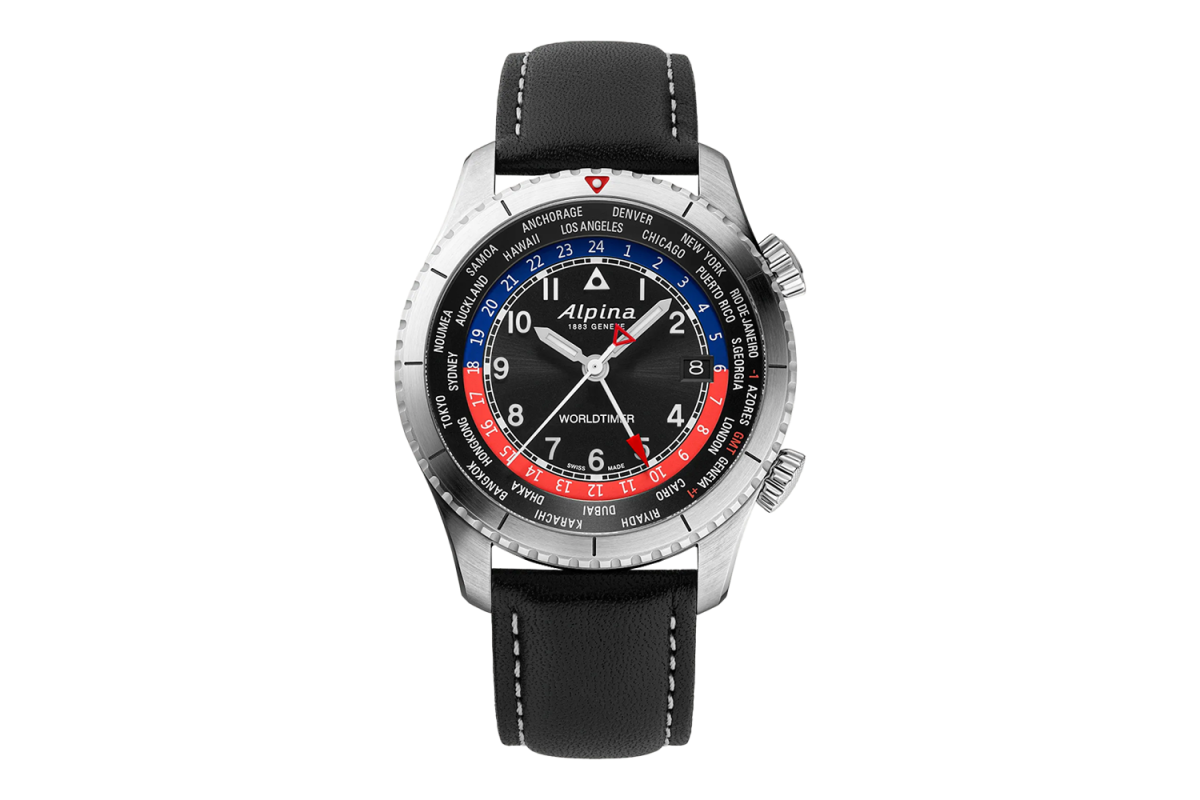 Alpina Pilot Quartz Worldtimer