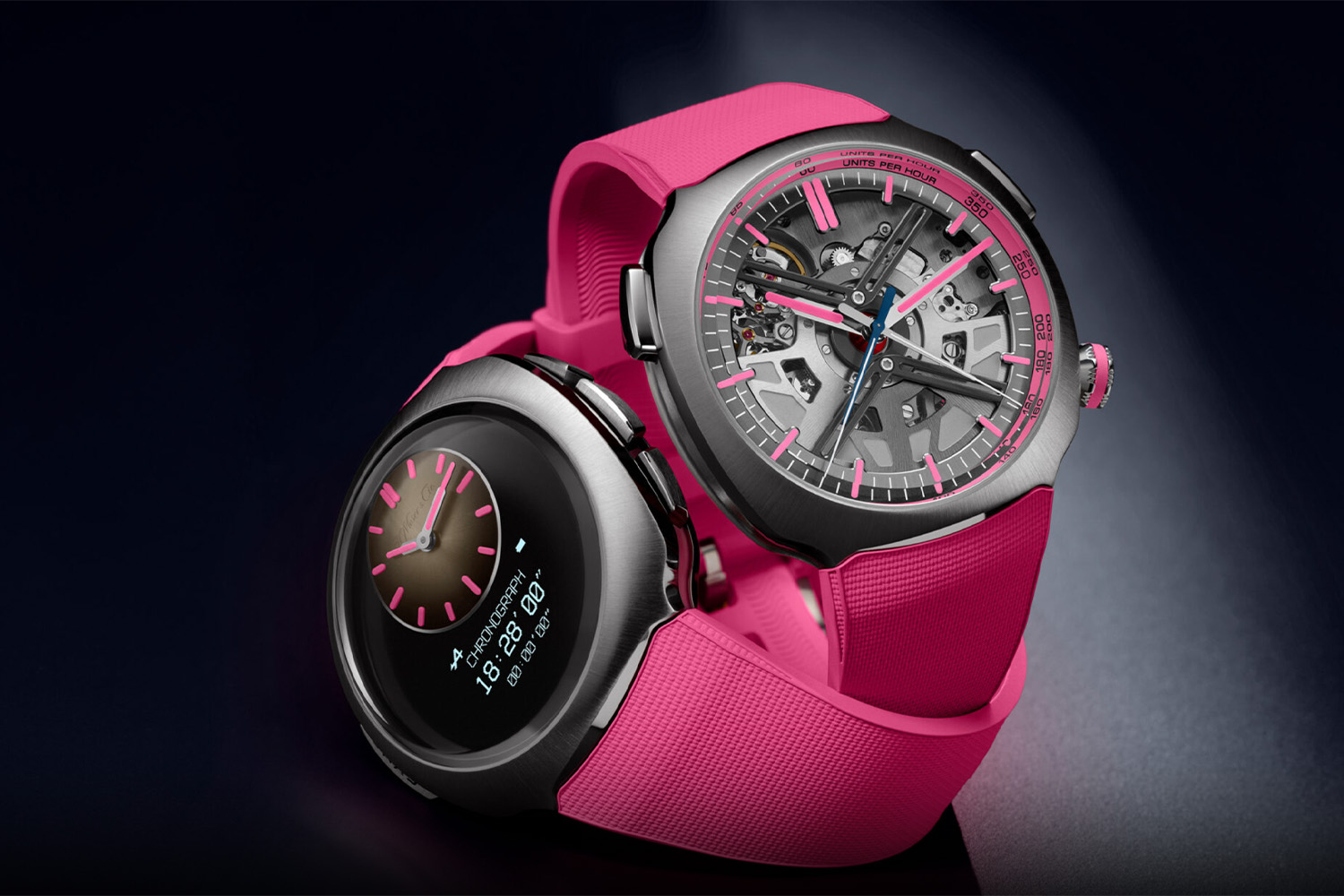 H. Moser & Cie Streamliner Alpine Drivers Pink Edition