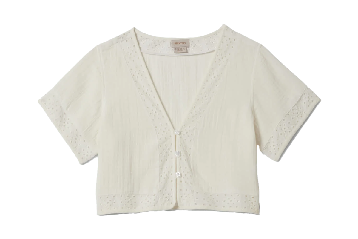 Brixton Seaside Eyelet Top