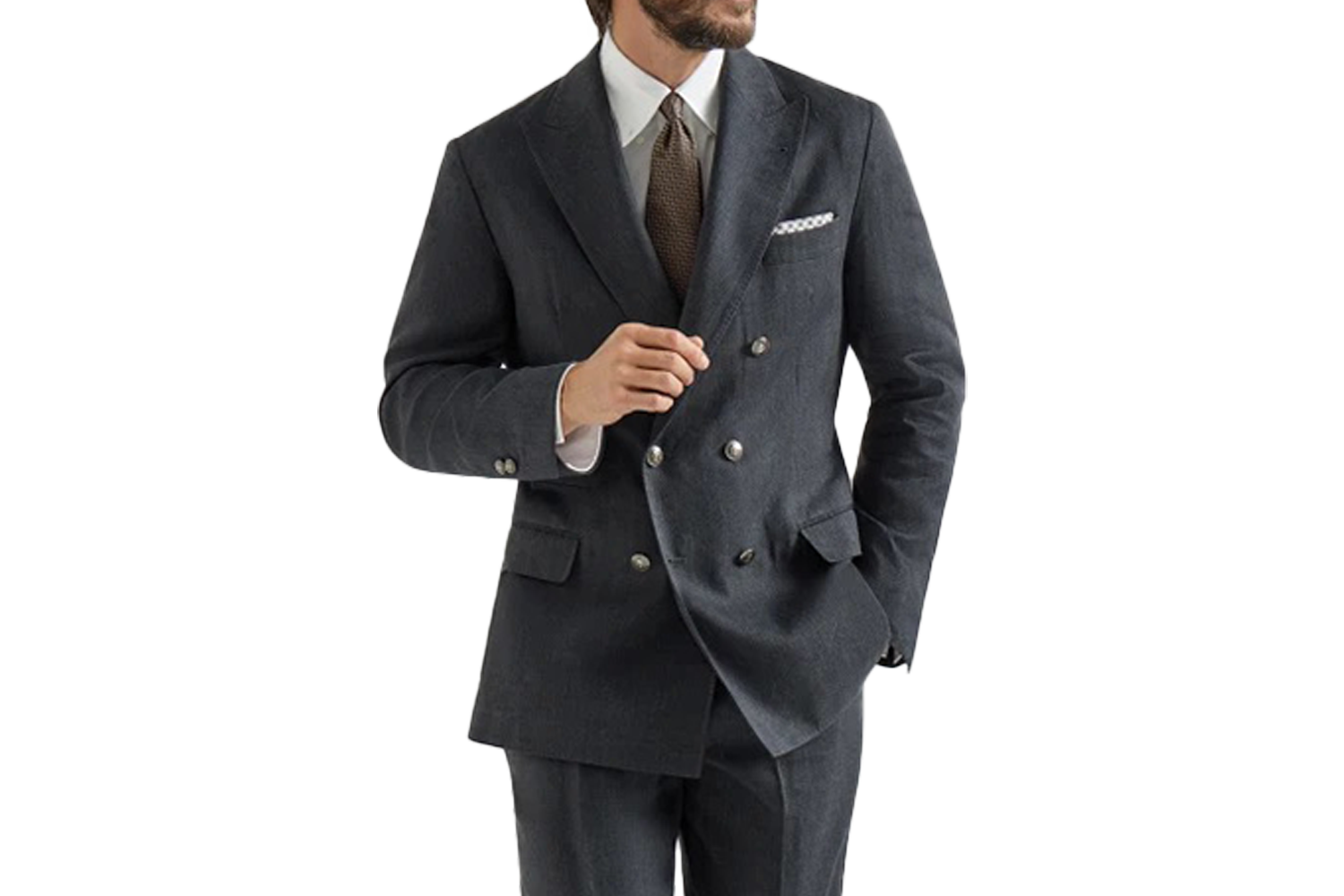 $$$ — Brunello Cucinelli Chevron Suit