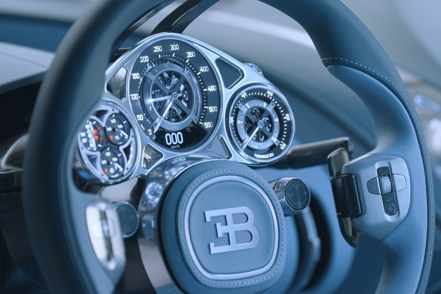 Bugatti Tourbillon instrument cluster