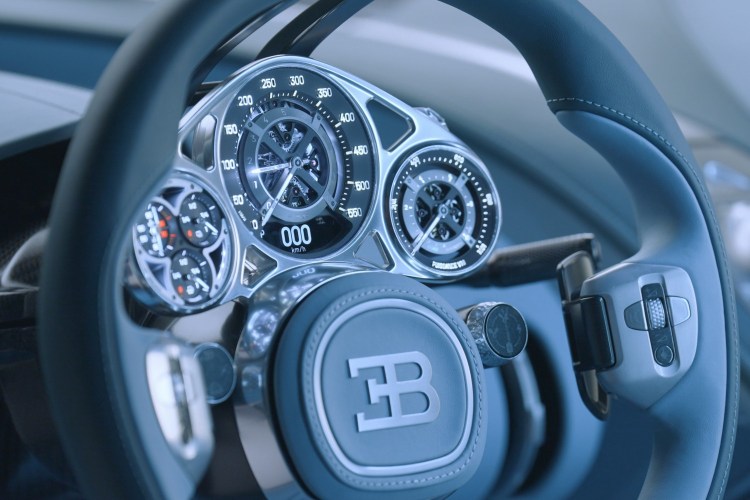 Bugatti Tourbillon instrument cluster