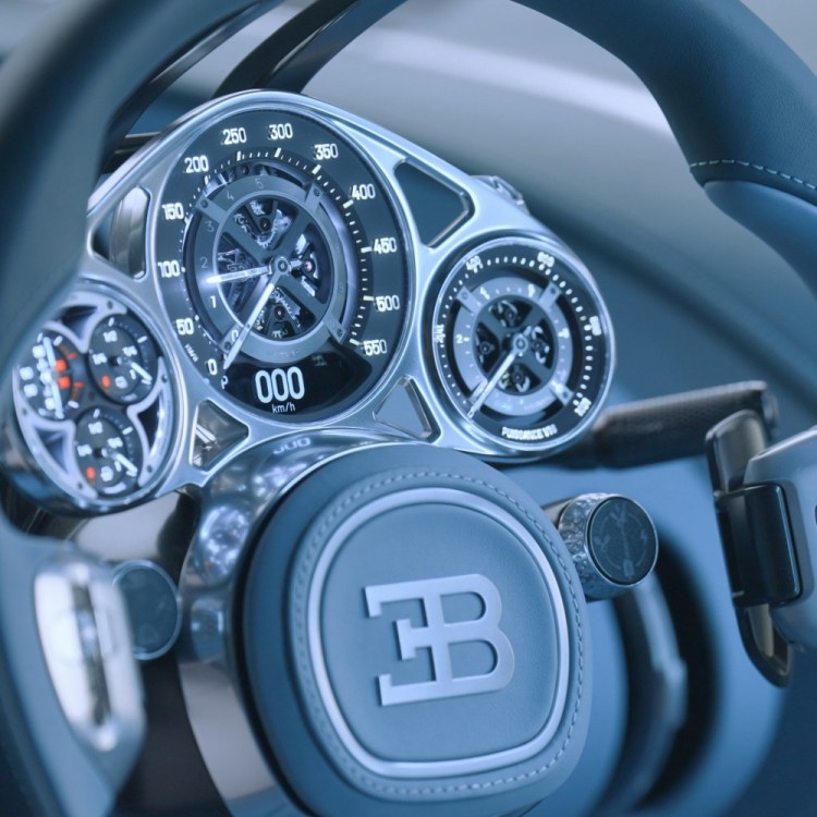 Bugatti Tourbillon instrument cluster