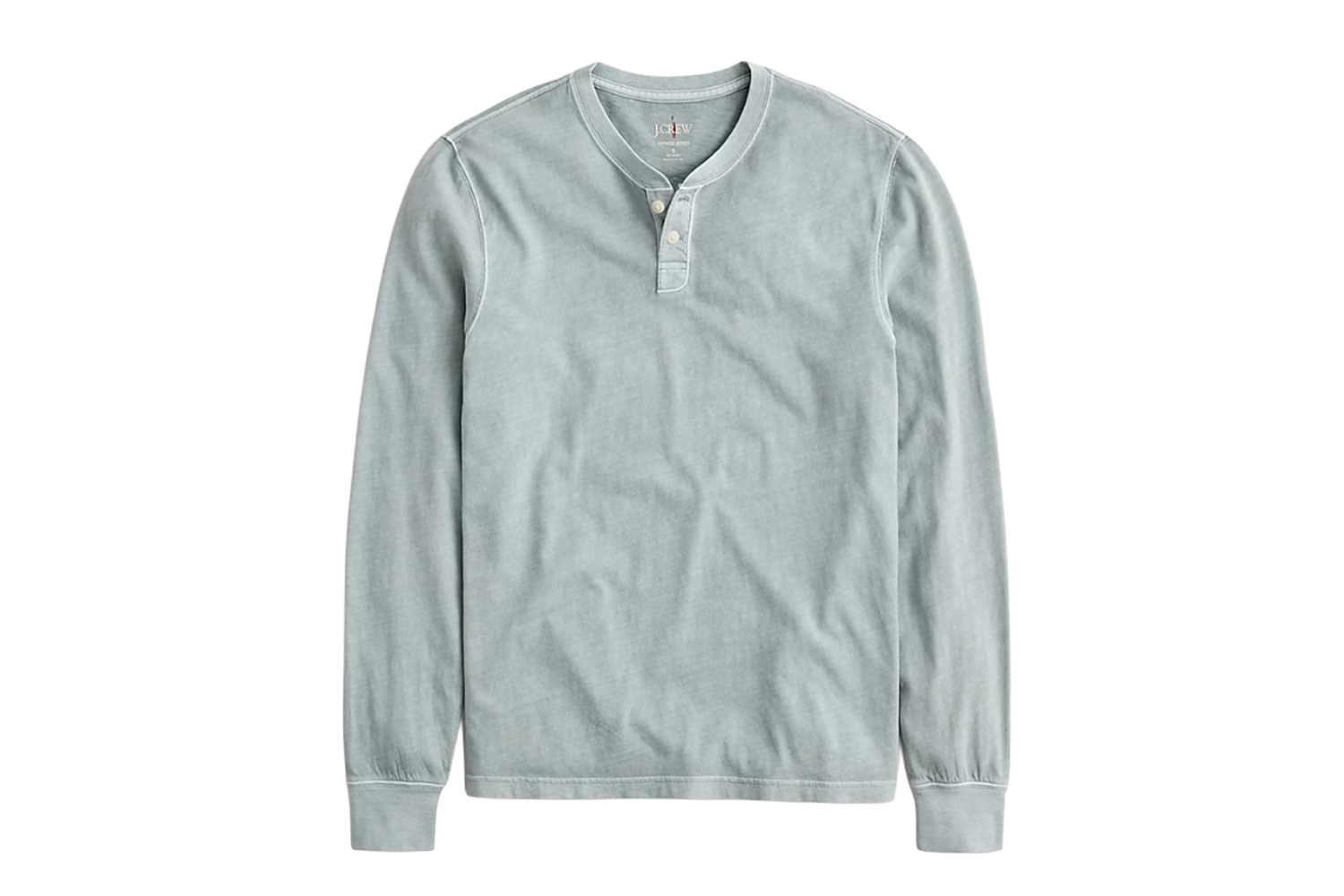 J Crew Henley on Transparent Background