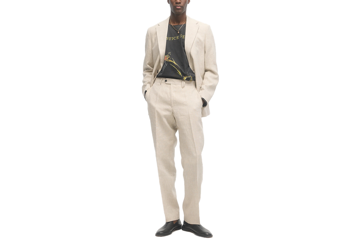 École de Pensée Pure Linen Single Breasted Blazer