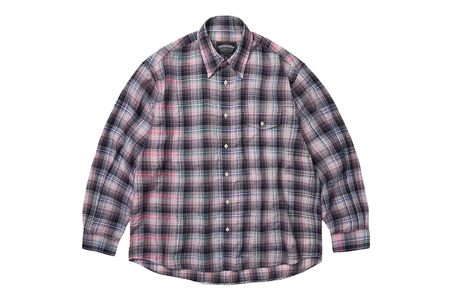 FRIZMWORKS Uneven Checked Shirt