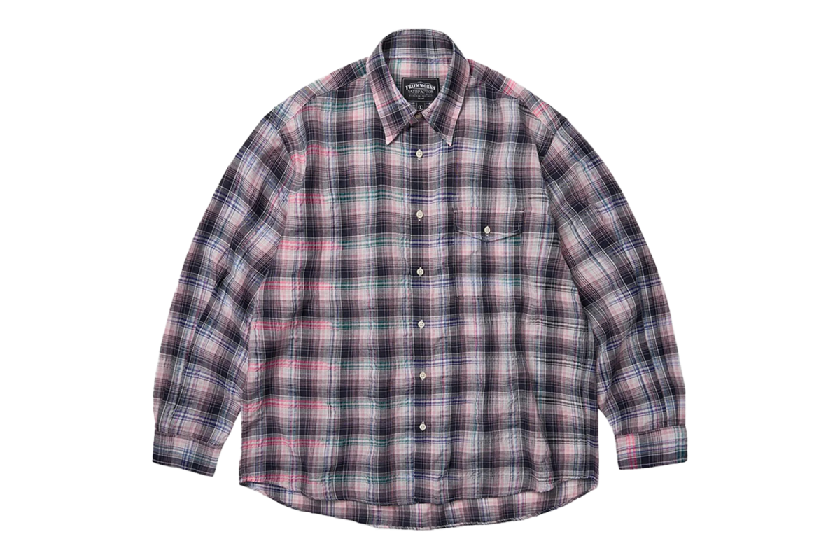 FRIZMWORKS Uneven Checked Shirt