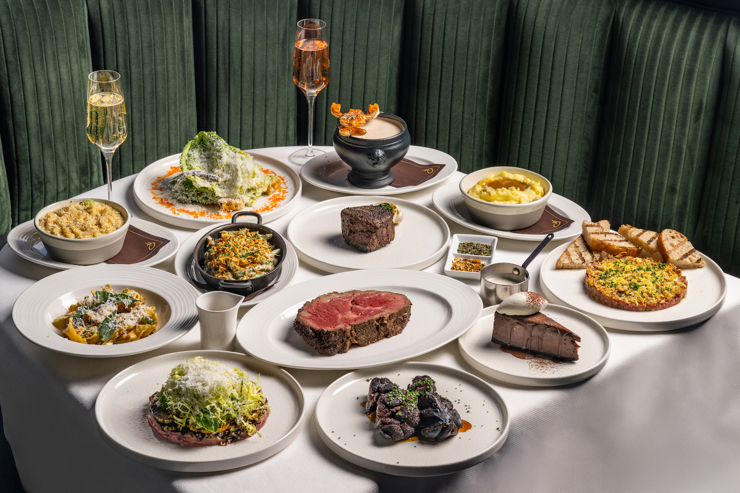 The spread at High Steaks