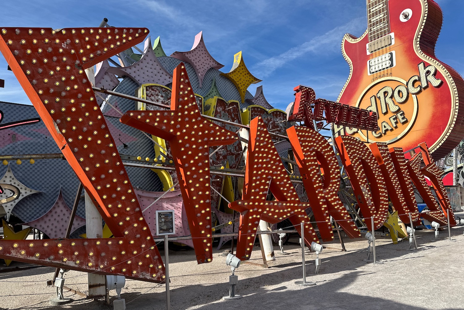 stardust sign at the neon museum