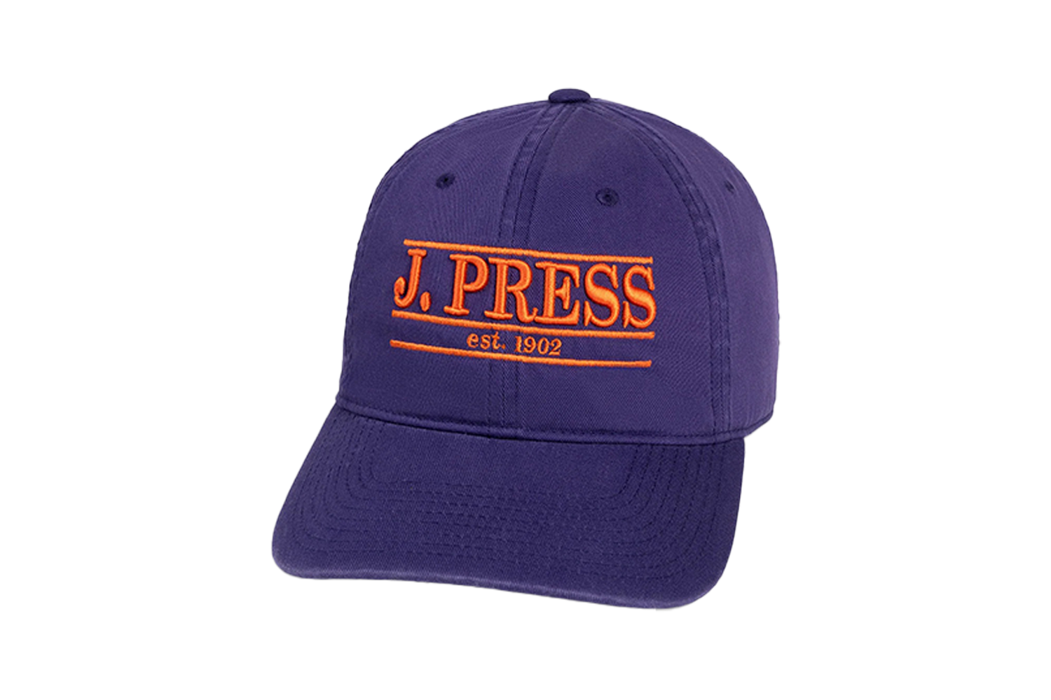 J. Press Purple Three-Bar Dad Hat