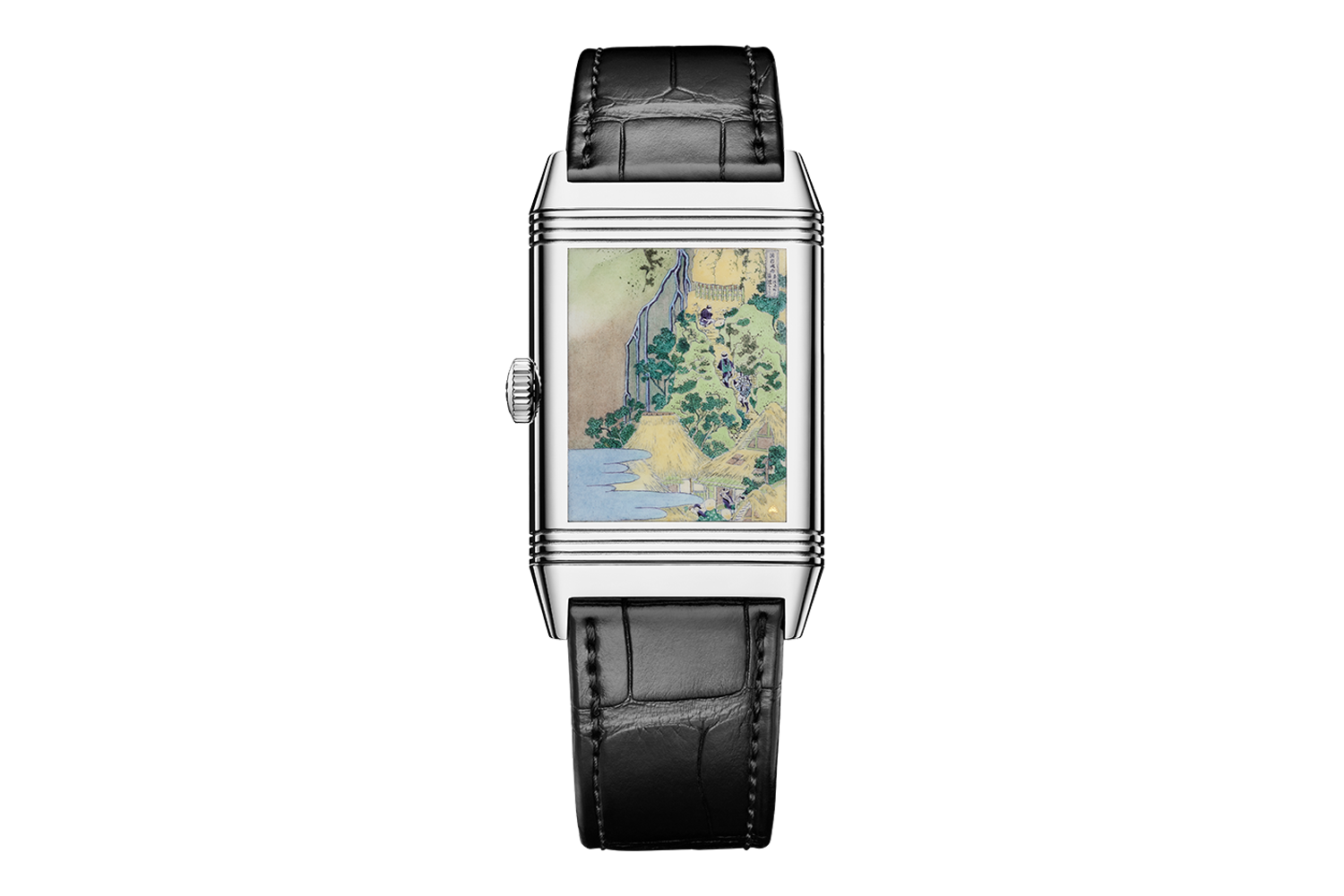 Jaeger‑LeCoultre Reverso Tribute Enamel Hokusai Waterfalls Series