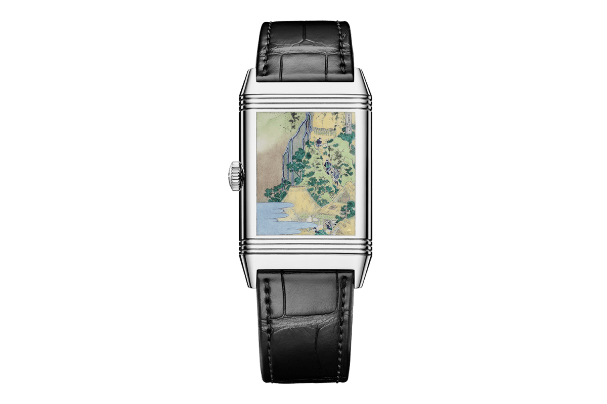 Jaeger‑LeCoultre Reverso Tribute Enamel Hokusai Waterfalls Series