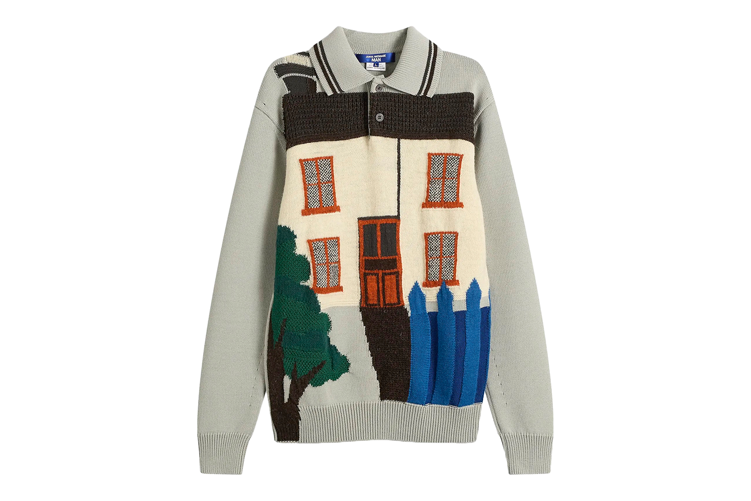 Junya Watanabe MAN Intarsia Jacquard Jumper