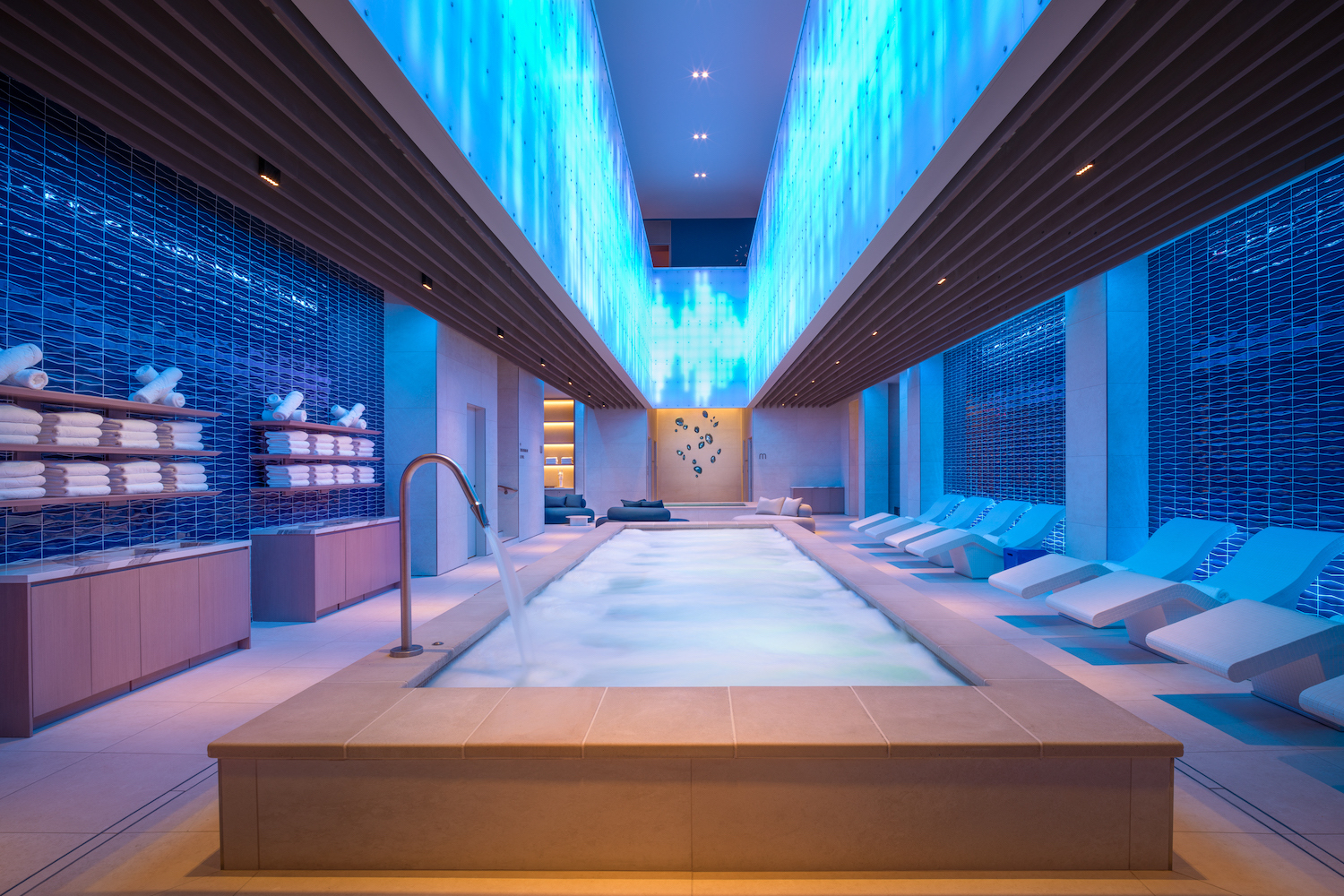 The coed space at Lapis Spa & Wellness