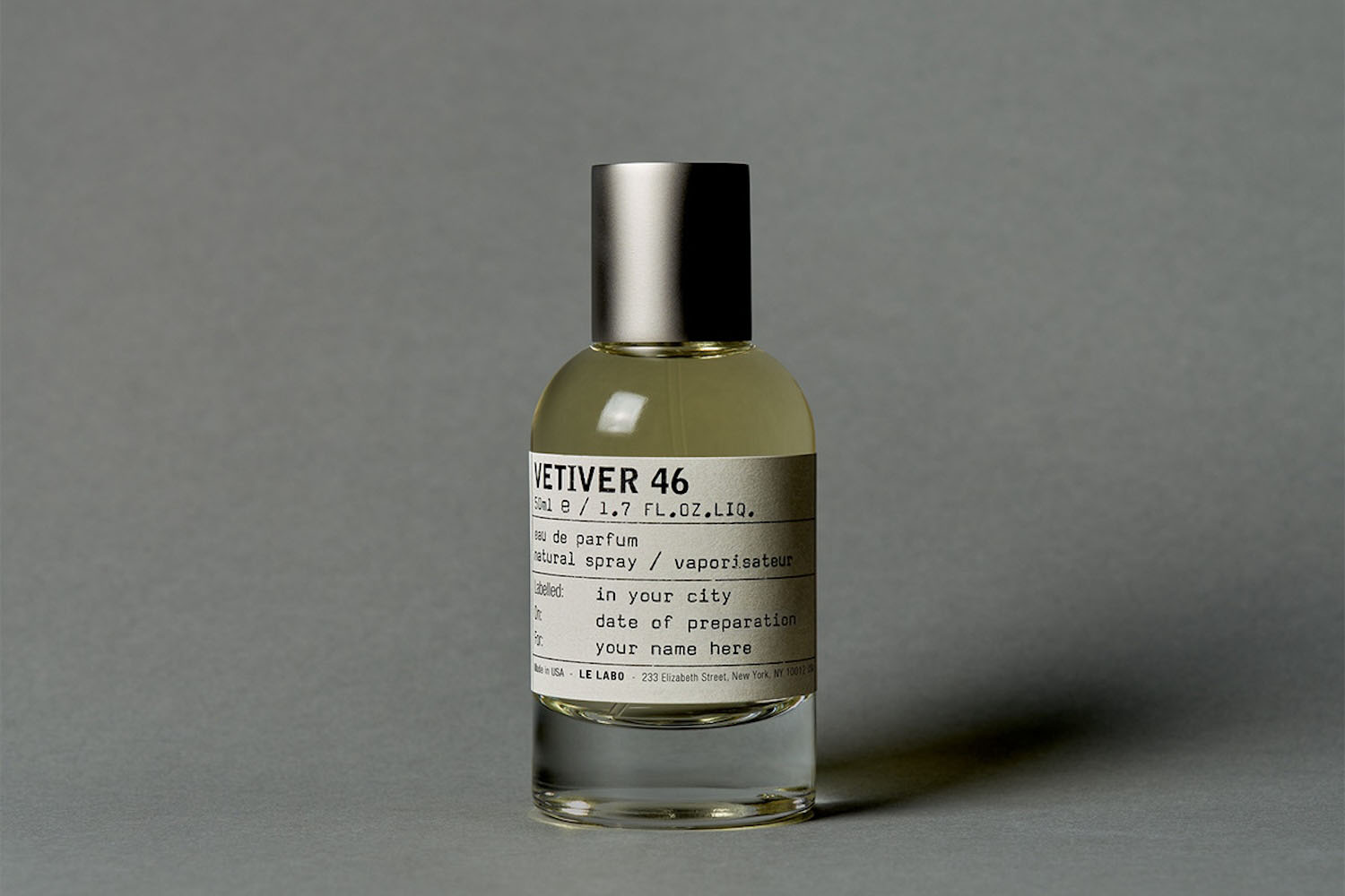 Best Smoky Vetiver Cologne: Le Labo Vetiver 46