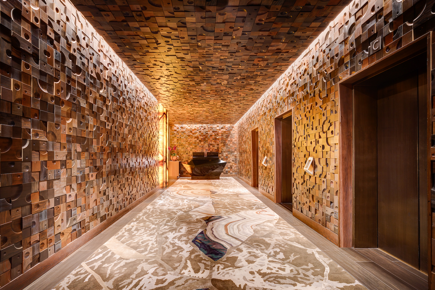 The entrance to Nobu Hotel Las Vegas