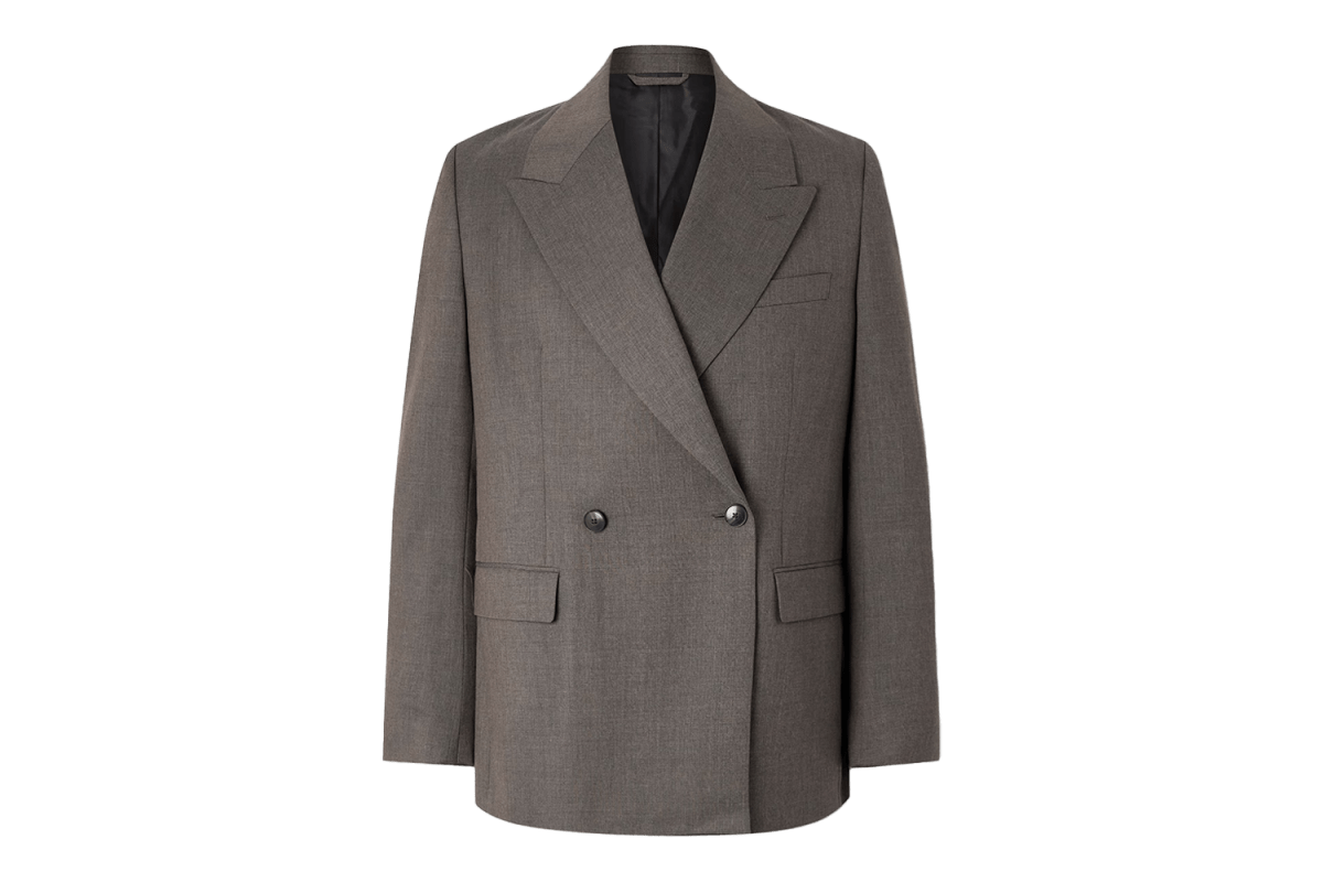 $ — Mfpen Double-Breasted Wool-Twill Suit Jacket
