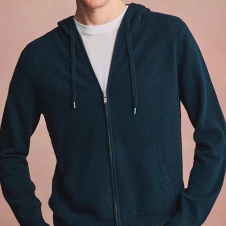 NAADAM Signature Cashmere Zip Hoodie