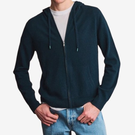 NAADAM Signature Cashmere Zip Hoodie