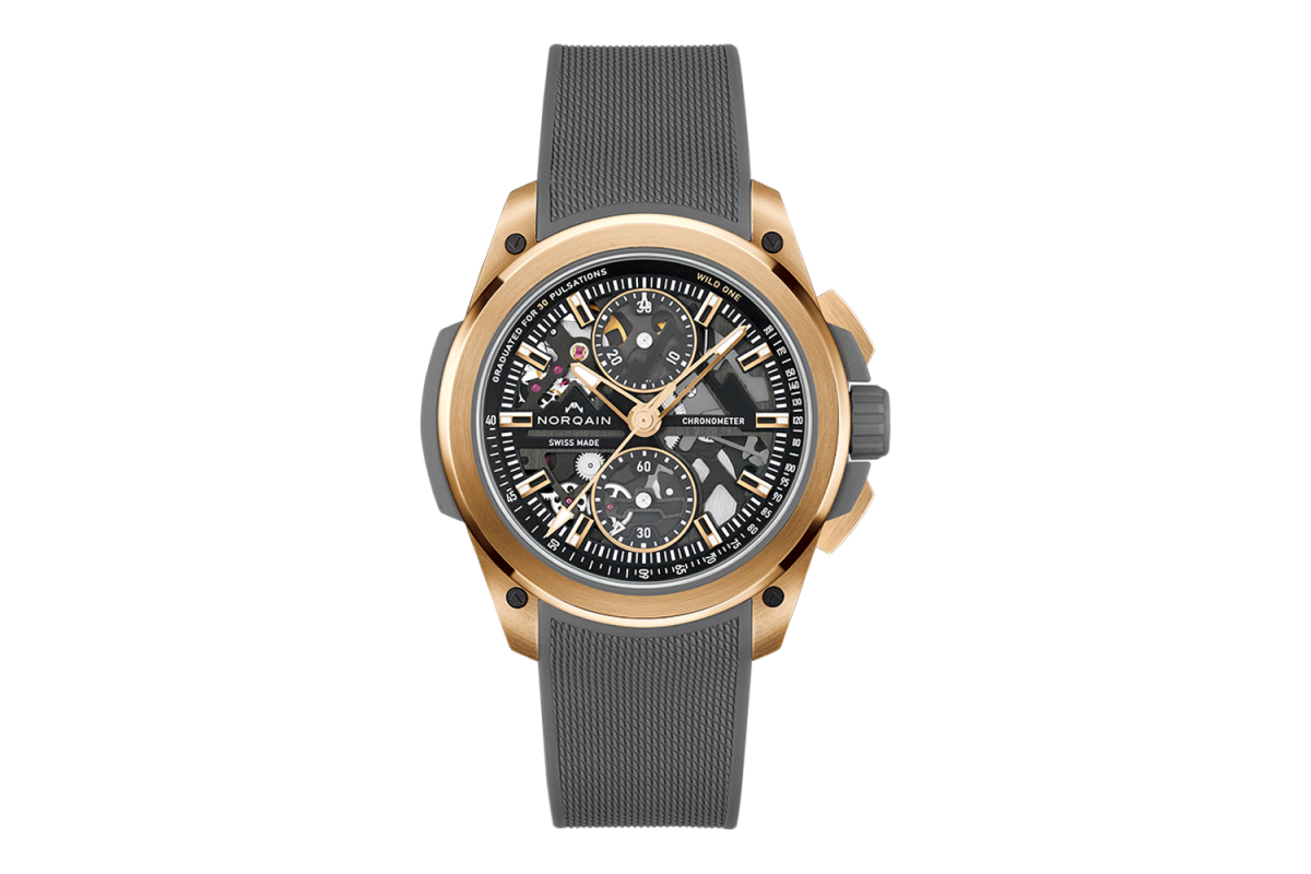 Norqain Wild One Skeleton Chrono Red Gold