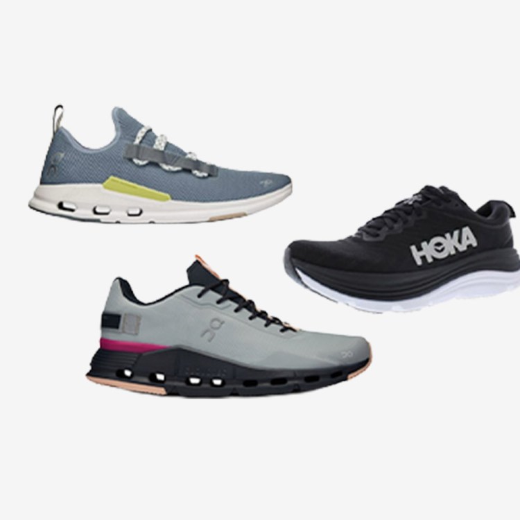 On and Hoka shoes
