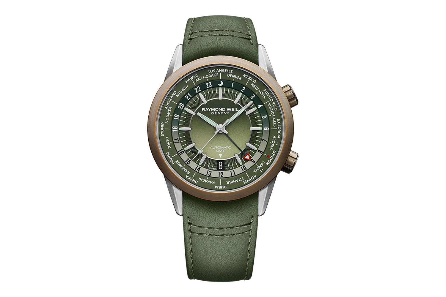 Raymond Weil Freelancer GMT Worldtimer 