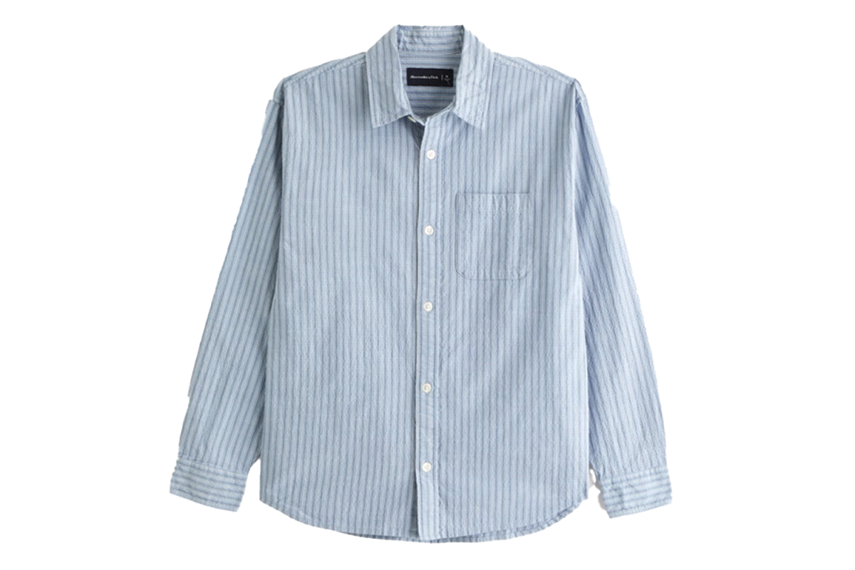 Abercrombie Seersucker Button-Up Shirt