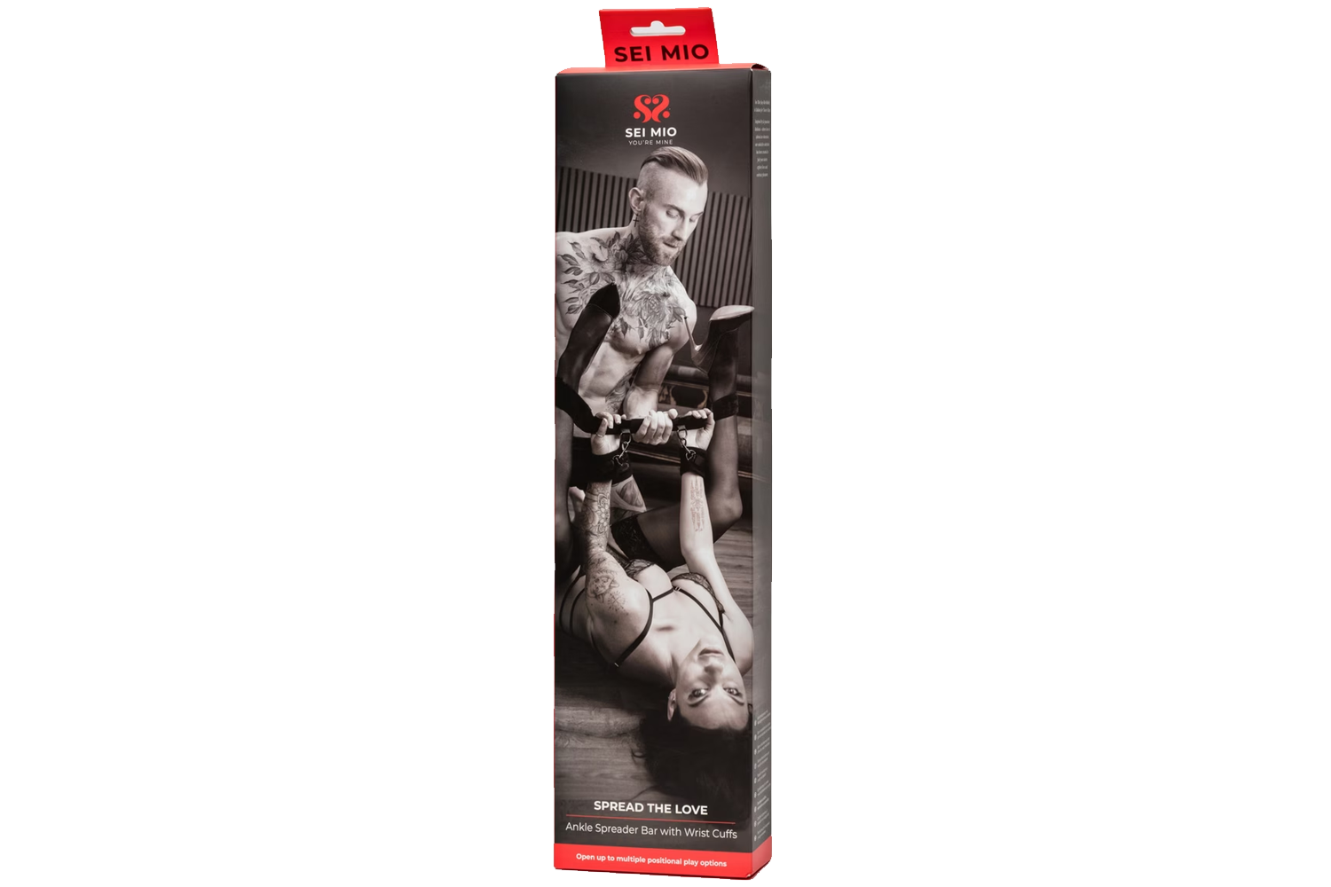 SEI MIO Spread the Love Ankle Spreader Bar with Wrist Cuffs