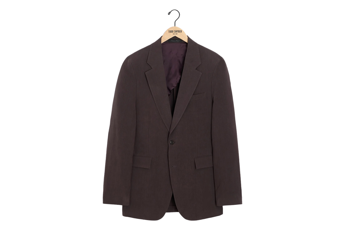 Todd Snyder Italian Sueded Linen Sutton Jacket