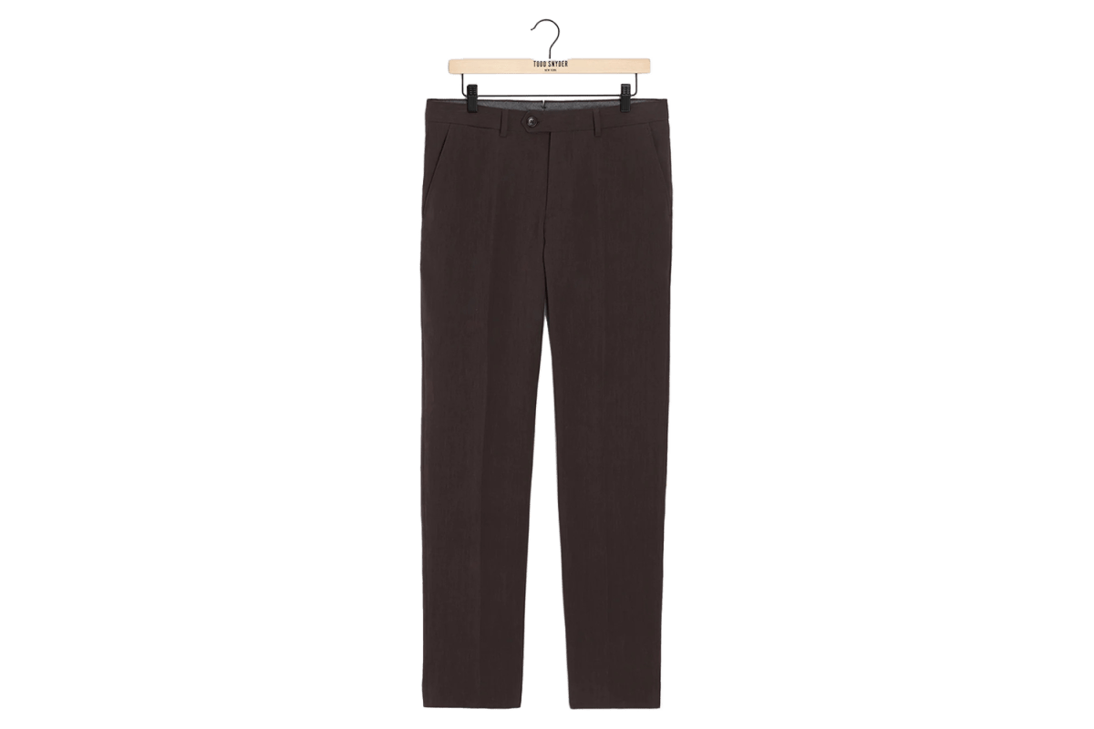 Todd Snyder Italian Sueded Linen Sutton Trouser