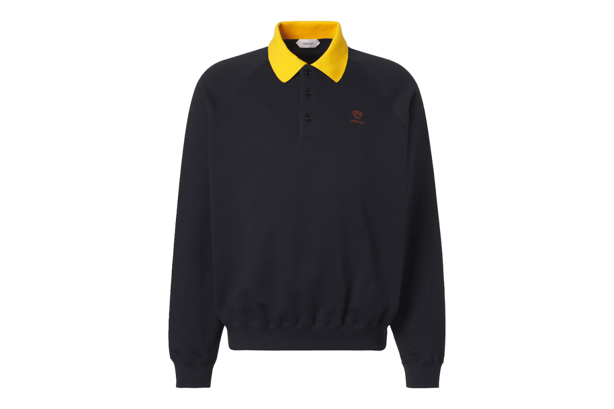 Versace Jersey Polo Sweatshirt