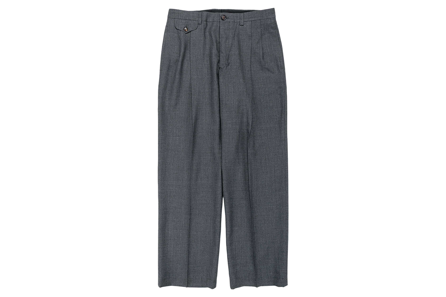 Wanze Double-Pleated Merino Wool Trousers