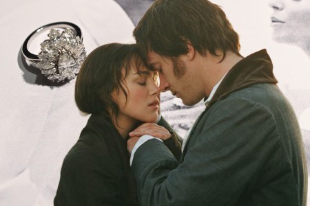 Keira Knightley and Matthew Macfadyan in "Pride and Prejudice"