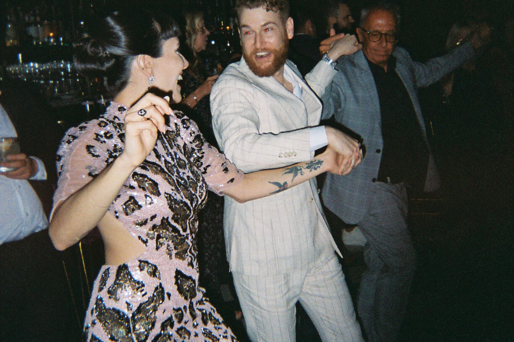 Greek dancing was a must.