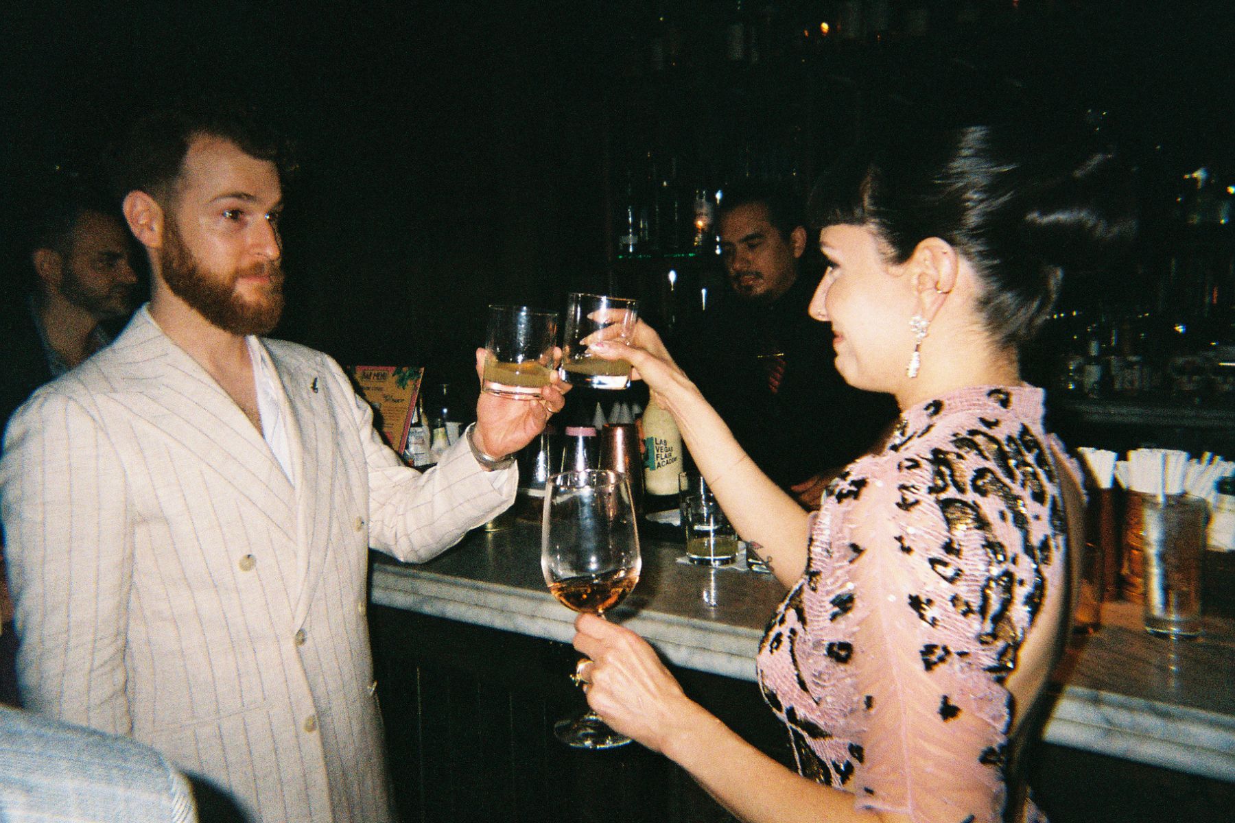 We placed disposable film cameras all around the venue, and the photos turned out amazing.