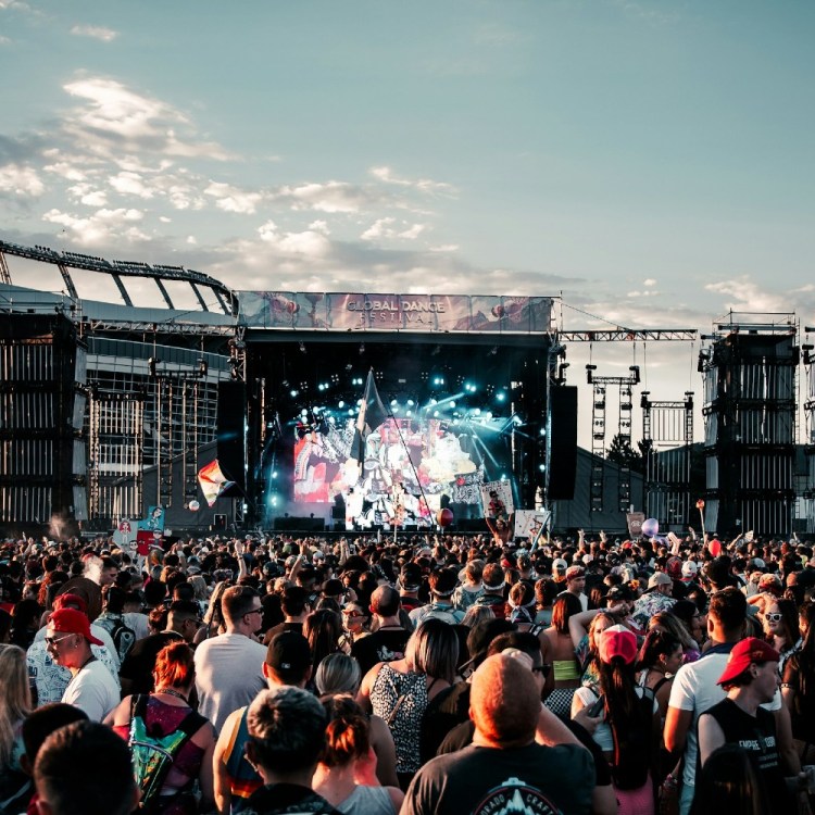 Outdoor music festival