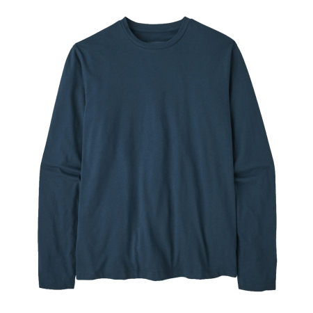 Patagonia — Men’s Long-Sleeve Essential Tee in Tidepool Blue