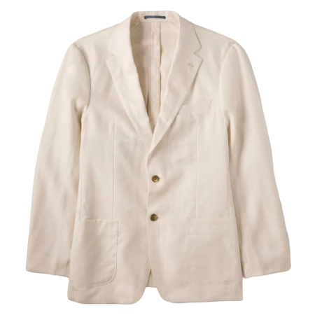 Taylor Stitch - Huckberry - Cream linen blazer