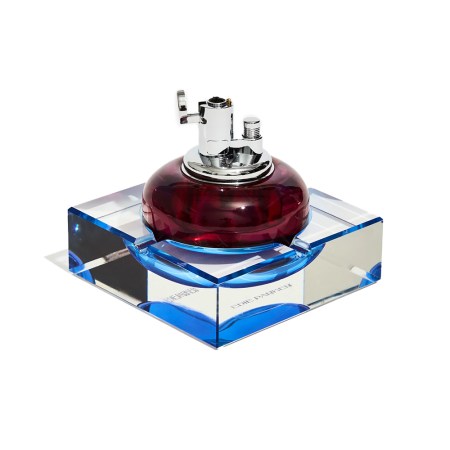 a split photo with yew yew wavy ashtrays on one side and a cowboy-shaped pipe on the other