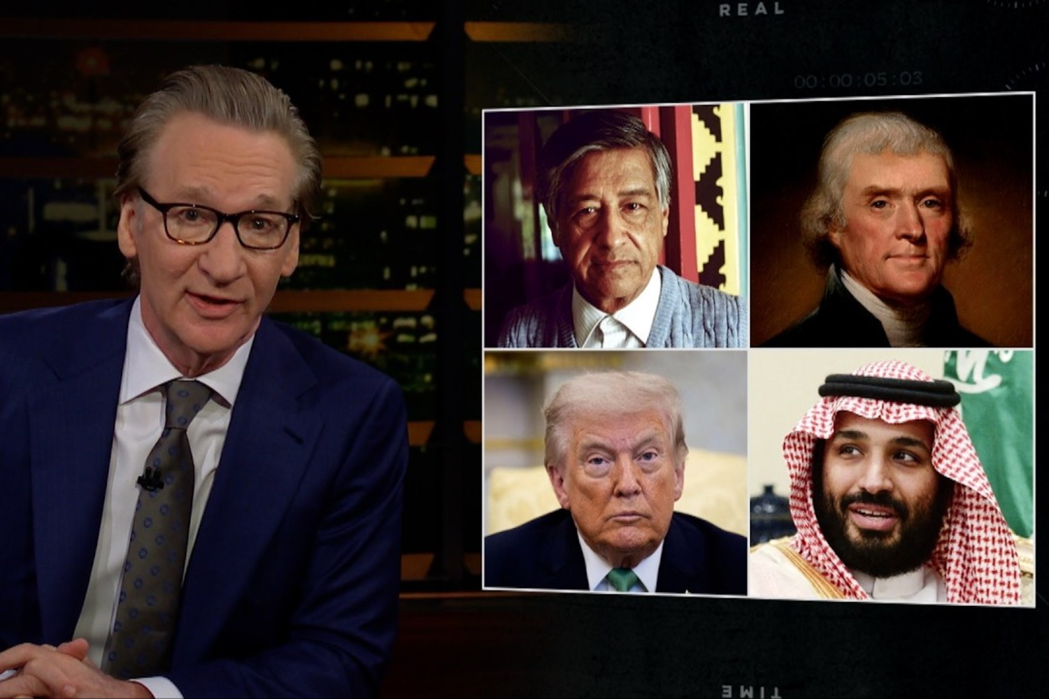 Bill Maher discussing troubling moments in history