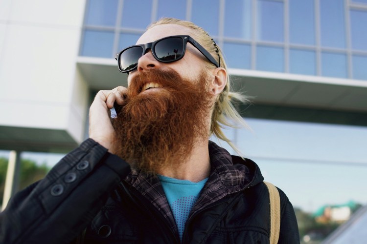 Man with sunglasses and a red beard