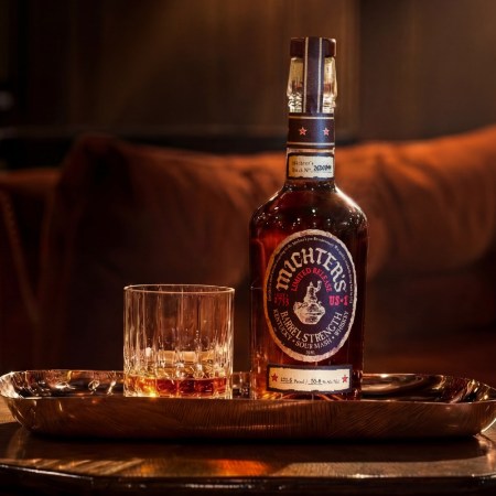 Bottle of Michter's US*1 Barrel Strength Sour Mash Kentucky Whiskey