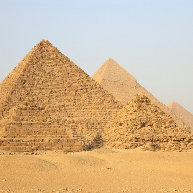 Pyramids in the desert