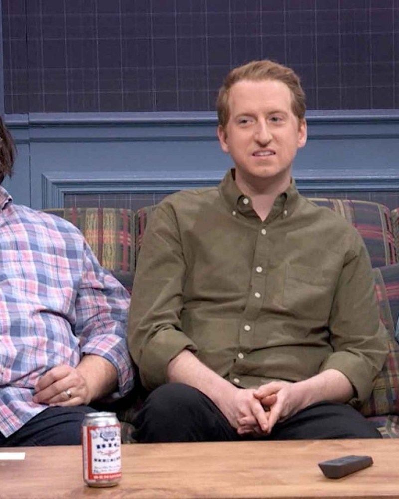 Jack Black on a couch in an "SNL" sketch