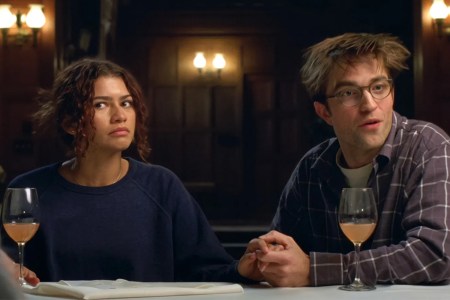 Zendaya and Robert Pattinson in "The Drama"