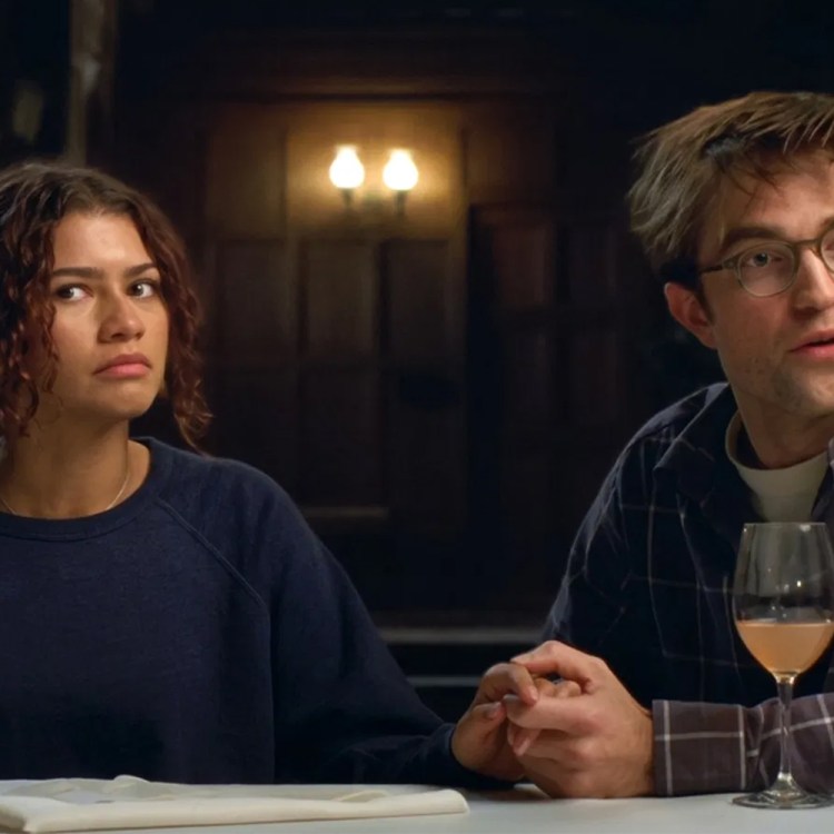 Zendaya and Robert Pattinson in "The Drama"